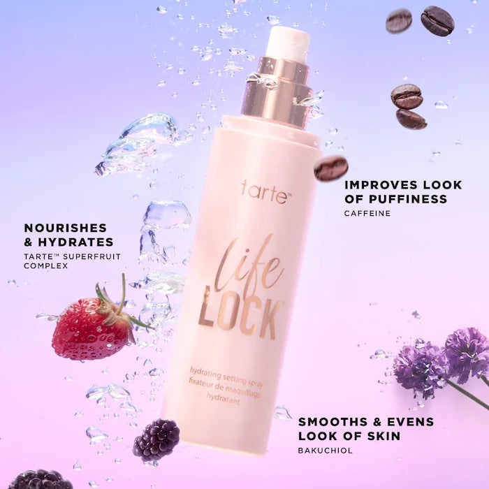 Tarte - mini life lock™ hydrating waterproof setting spray