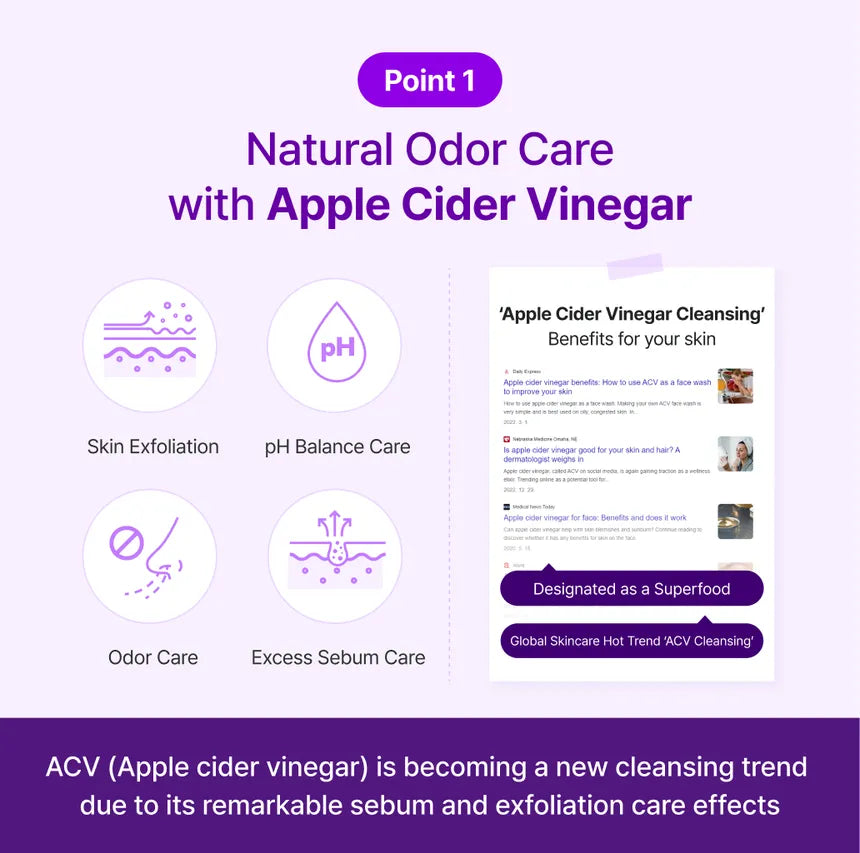 baren - Apple Cider Vinegar Foot Shampoo