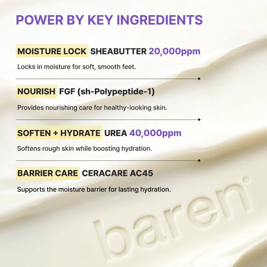 baren - Sheabutter FGF Foot Cream