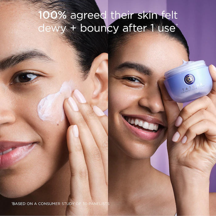Mini Crema Hidratante The Dewy Skin Cream Plumping & Hydrating Moisturizer - Tatcha