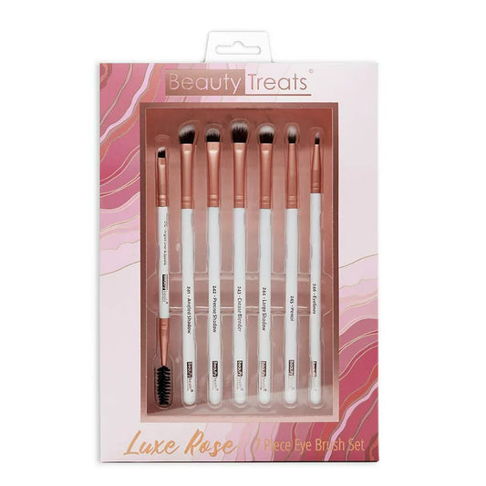 ✨Beauty Treats - Set de Brochas para Ojos Luxe Rose Eye Brush Set