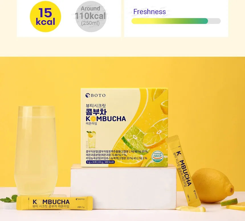 Boto - Beauty Secret Kombucha Lemon Lime