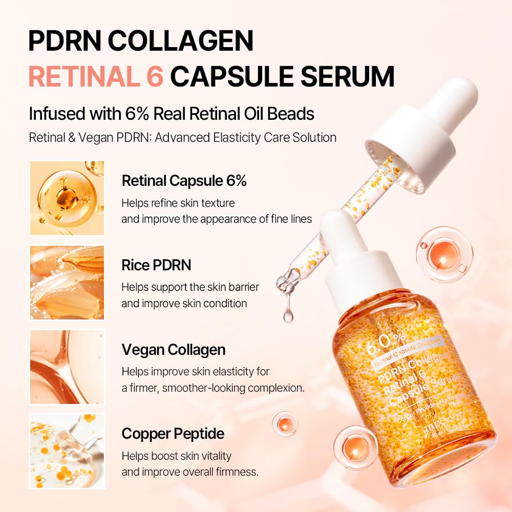 Mixsoon - Sérum PDRN Collagen Retinal 6 Capsule