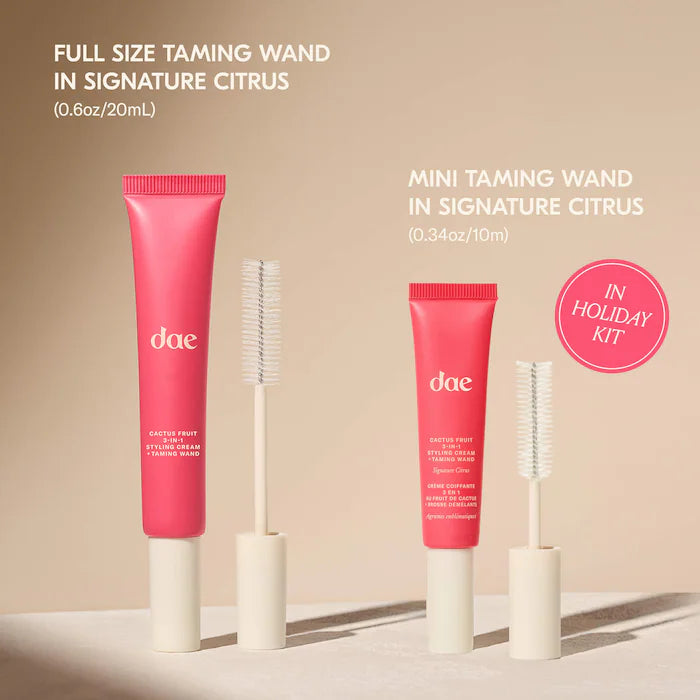 Dae - Mini Cactus Fruit 3-in-1 Styling Cream Taming Wand Trio Set **BAJO PEDIDO**