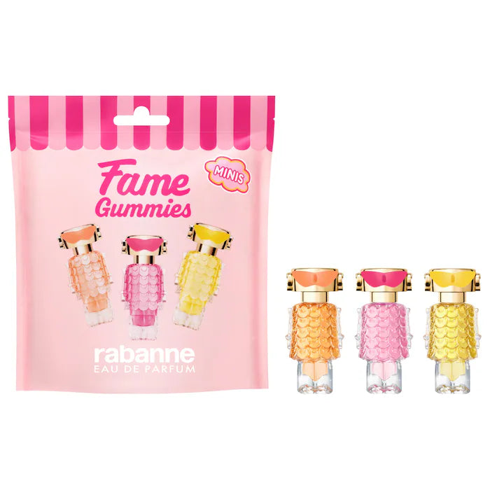 Rabanne Fame - Gummies Mini Trio Perfume Gift Set **BAJO PEDIDO**