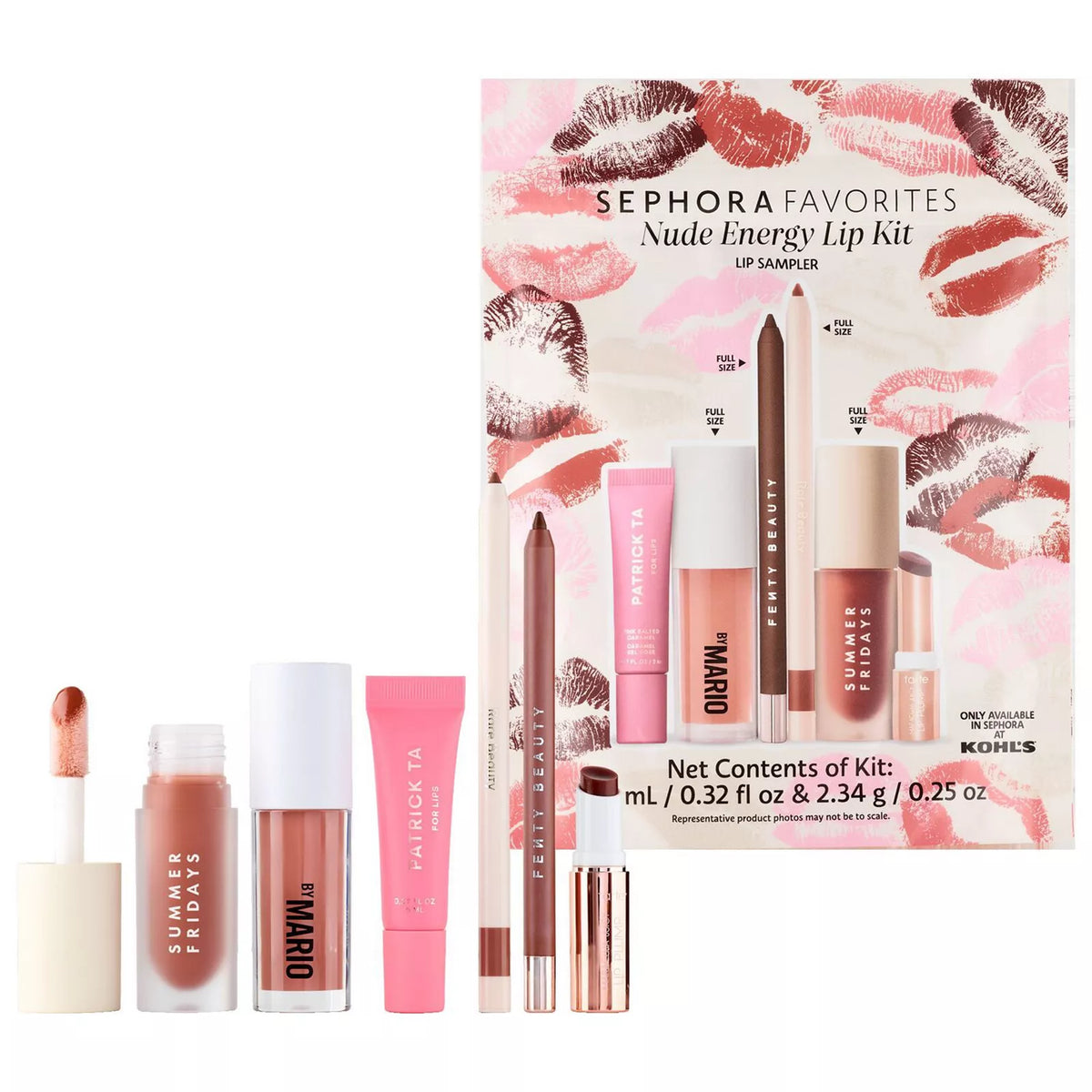 Sephora Favorites' - Kit Nude Energy Lip Kit **BAJO PEDIDO**