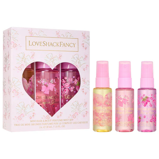 LoveShackFancy - Have My Heart Mini Hair & Body Perfume Mist Set **BAJO-PEDIDO**