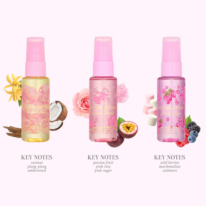 LoveShackFancy - Have My Heart Mini Hair & Body Perfume Mist Set **BAJO-PEDIDO**
