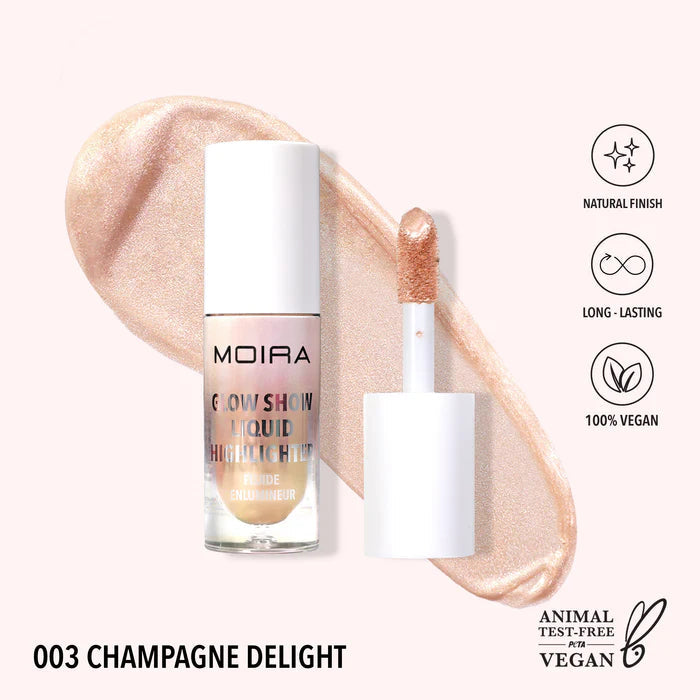 Moira - Iluminador Liquido Glow Show Liquid Highlighter
