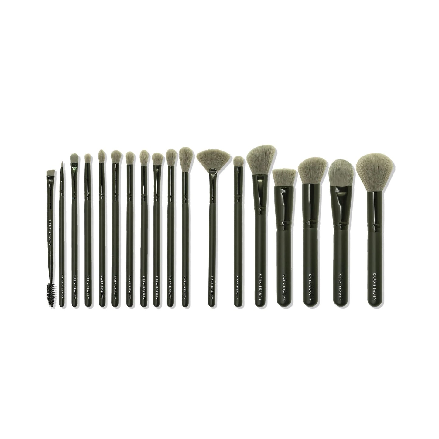 Kara Beauty - Grey Professional Brush SET