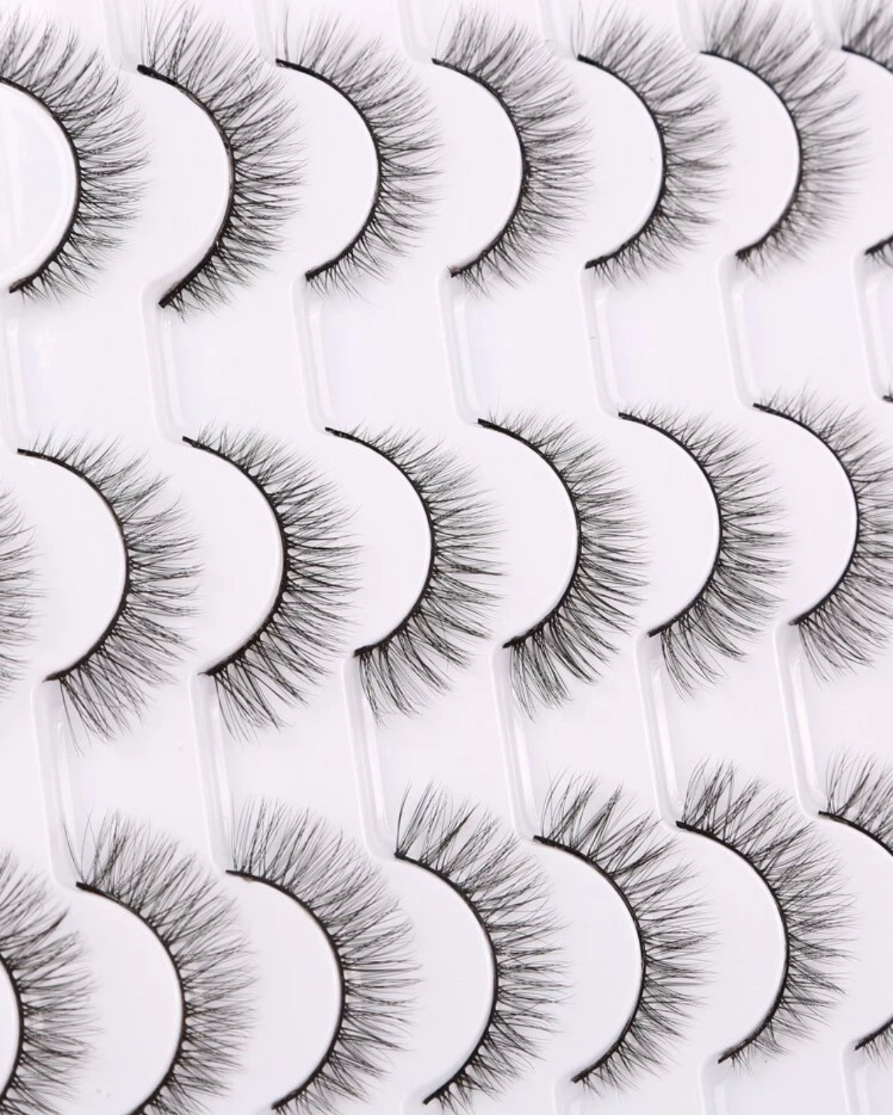 Shein - Set 20 Pares de Pestañas Naturales