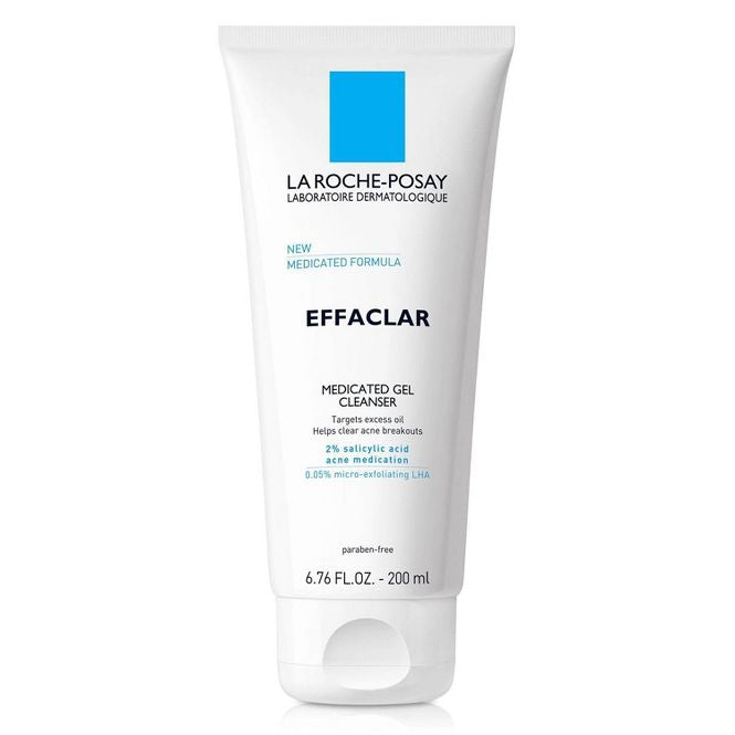 La Roche Posay Effaclar Dermatological - Acne Treatment 3-Step System Kit with Medicated Gel Cleanser, Clarifying Solution and Effaclar Duo
